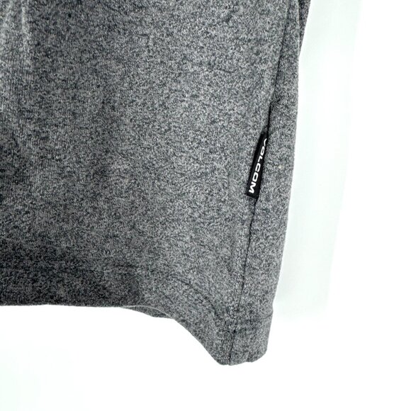 Volcom Heather Charcoal Grey Short Sleeve Polo Shirt Boys Large - Picture 4 of 7